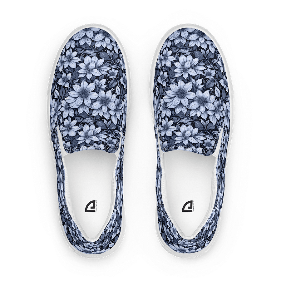 Indigo Flowers Canvas Shoes product image (1)