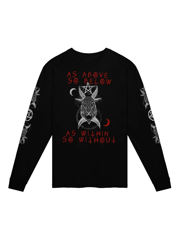 As Above So Below Unisex Long Sleeve T-Shirt product image (1)