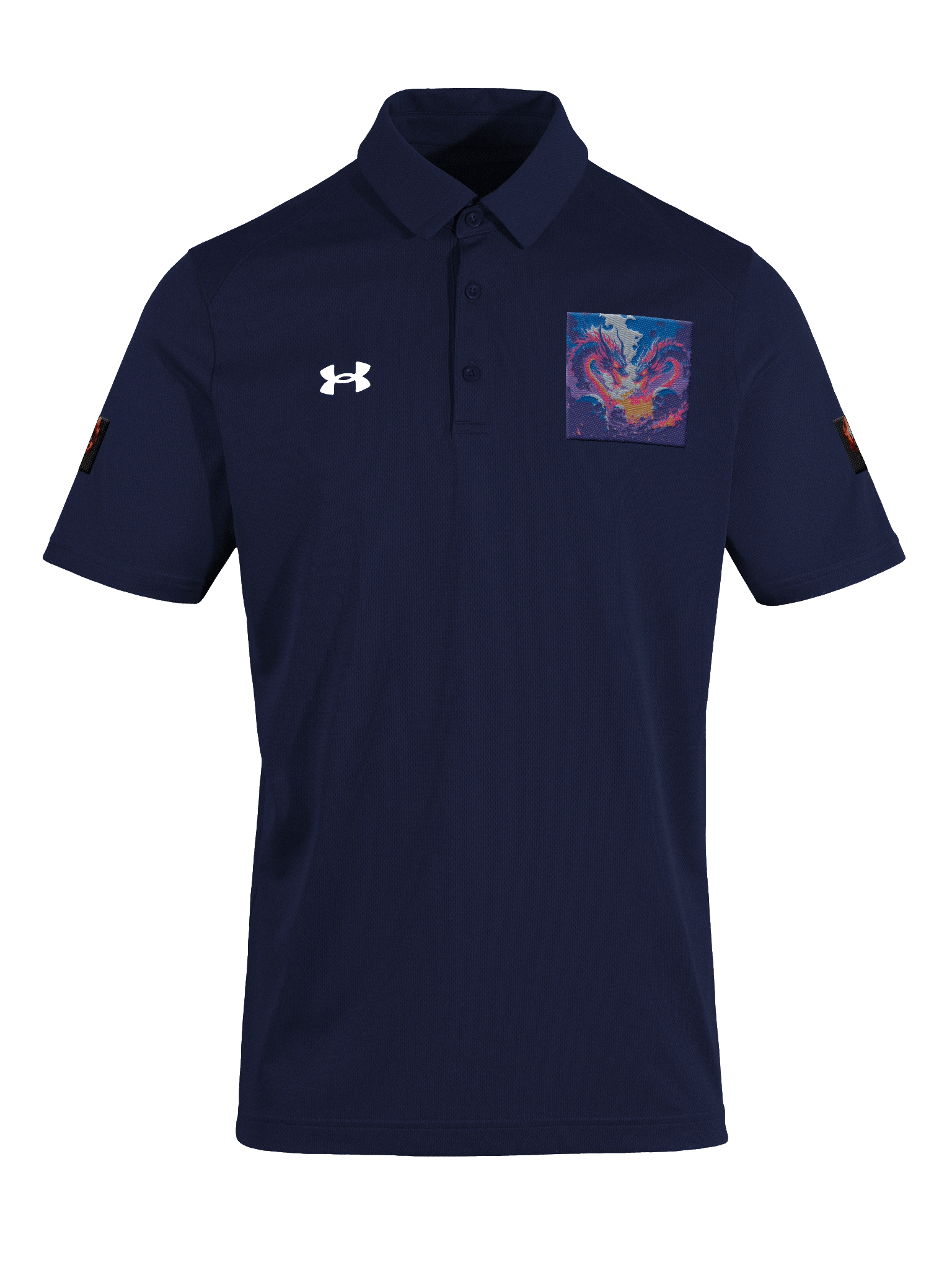 Dragon Duel Men's Polo Shirt product image (5)