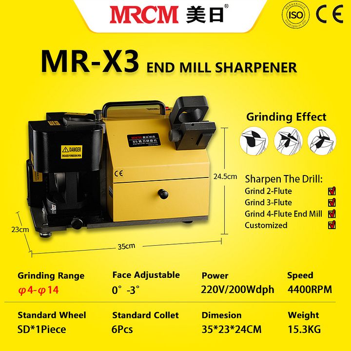 Mr-X3 Easy Operating End Mill Grinder product image (1)