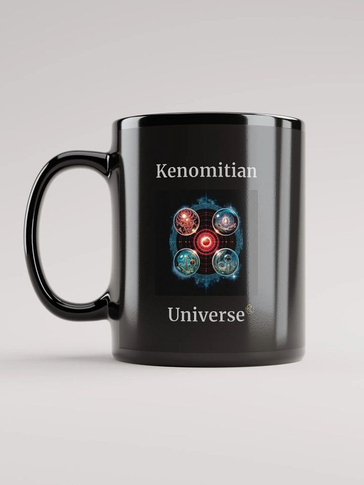 Kenomitian Universe | Black Glossy Mug product image (2)