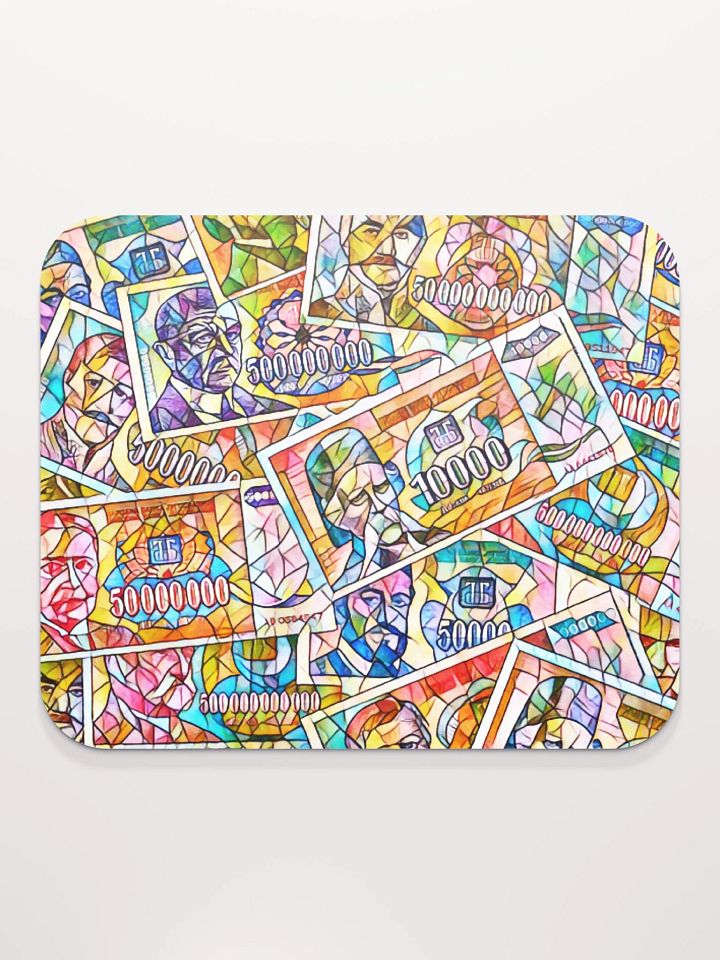 Jugoslovenski inflatorni dinar 1993 (Kolaž/mozaik) Classic Mouse Pad product image (2)