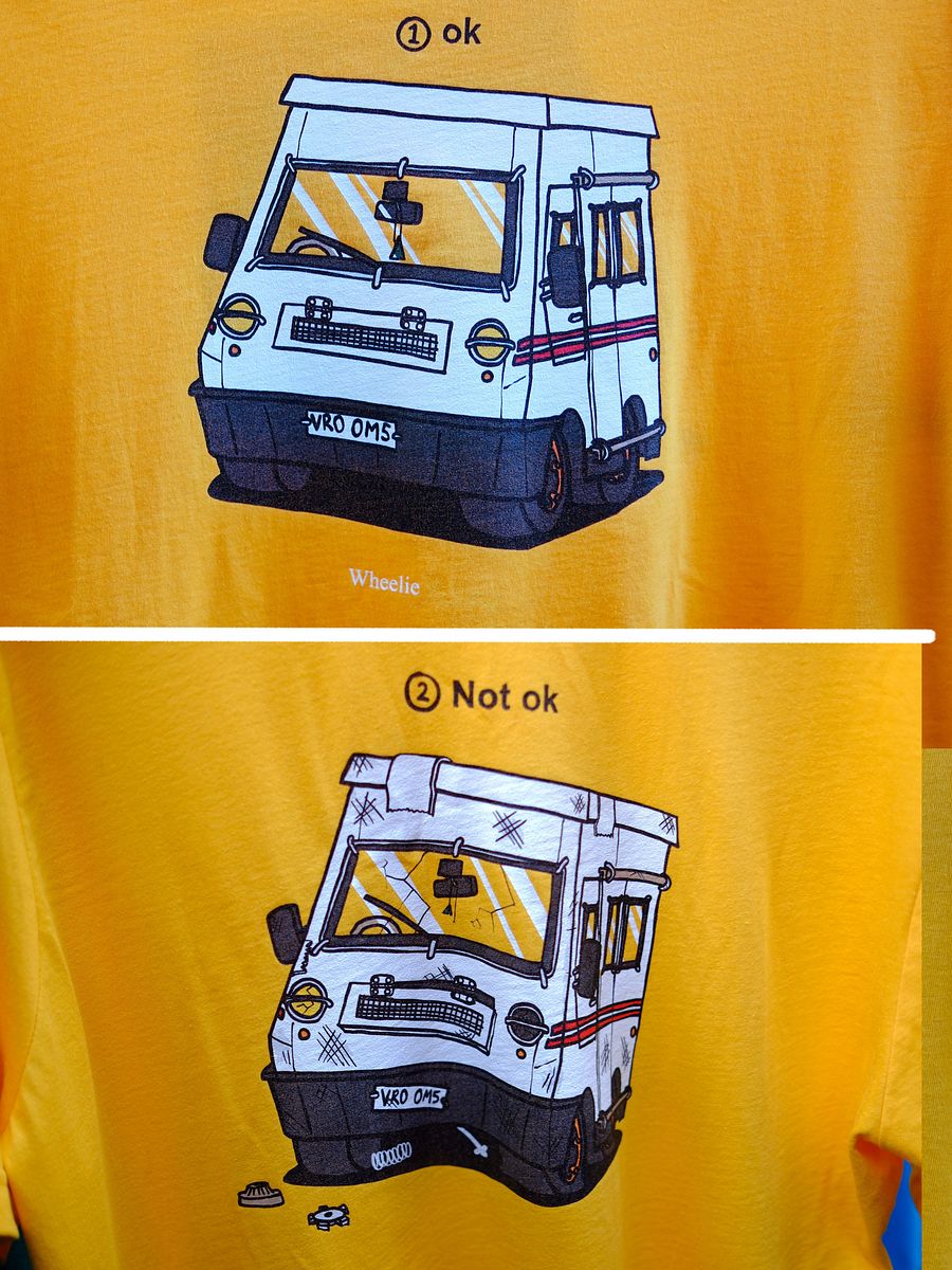 "ok, not-ok" T! (front and back print!) product image (1)
