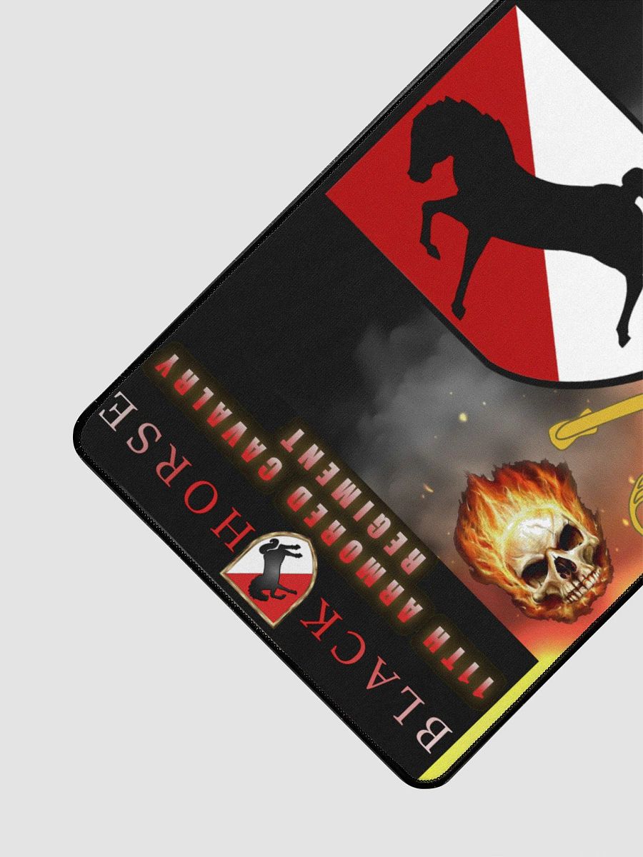 11th Armored Cavalry Black Horse Desk Mat 31.5