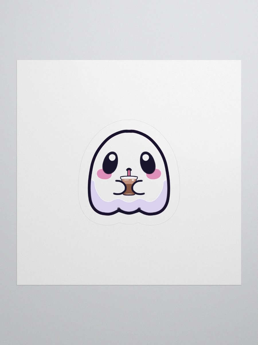 Cozy Ghostie Sip Sticker product image (1)