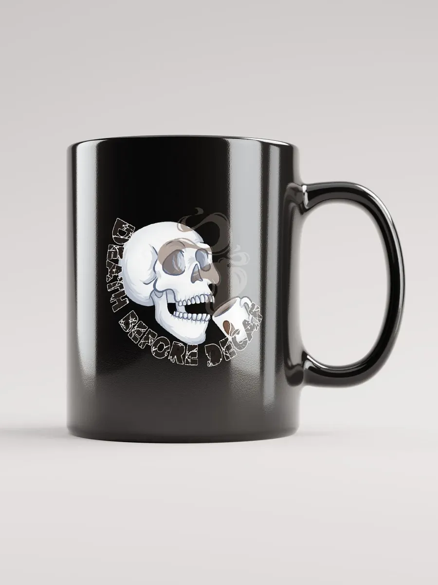 Death Before Decaf Coffee Mug (Black) product image (1)