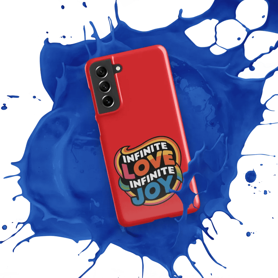 Infinite Love Infinite Joy Snap Case for Samsung (Red) product image (6)