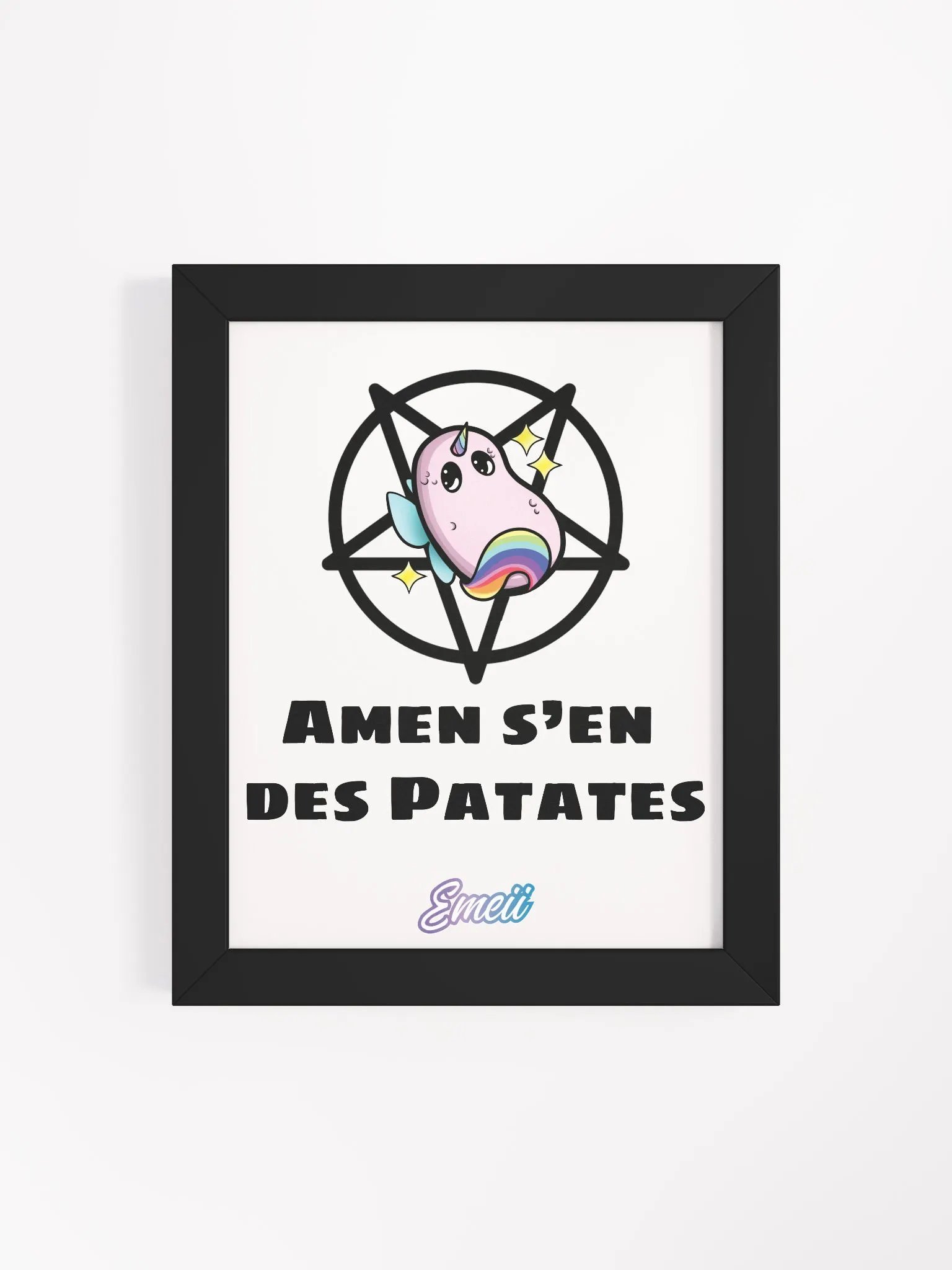 ''Amen'' Affiche mate encadrée de haute qualité product image (4)