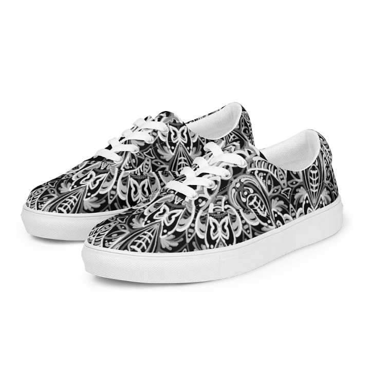 Mandalic Symmetry Canvas Shoes product image (1)