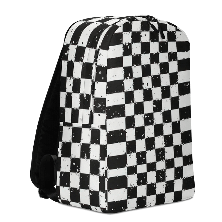 Distorted Monochrome Wave Backpack product image (1)