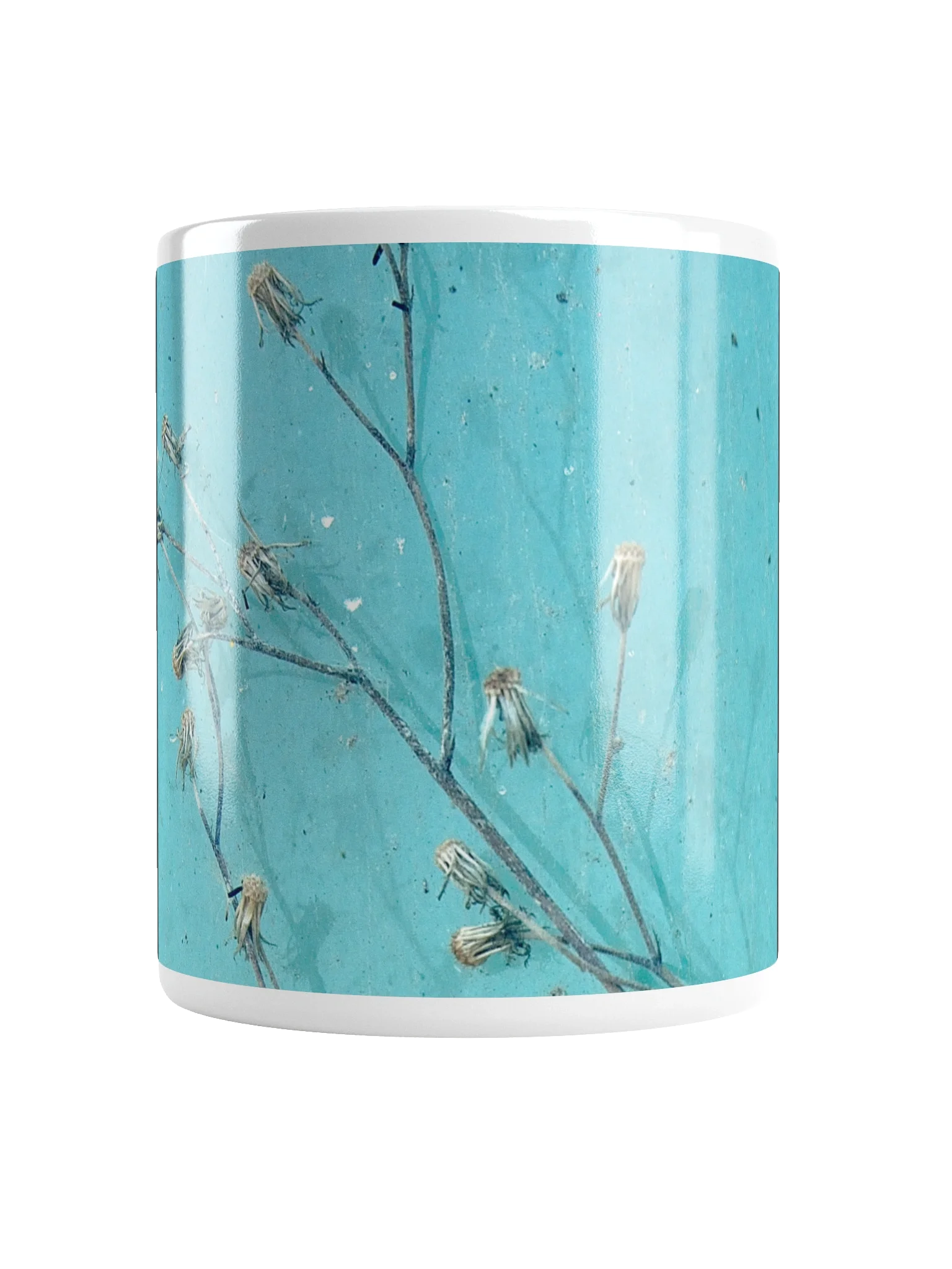 Keramiktasse weiß - Trockenblumen product image (6)