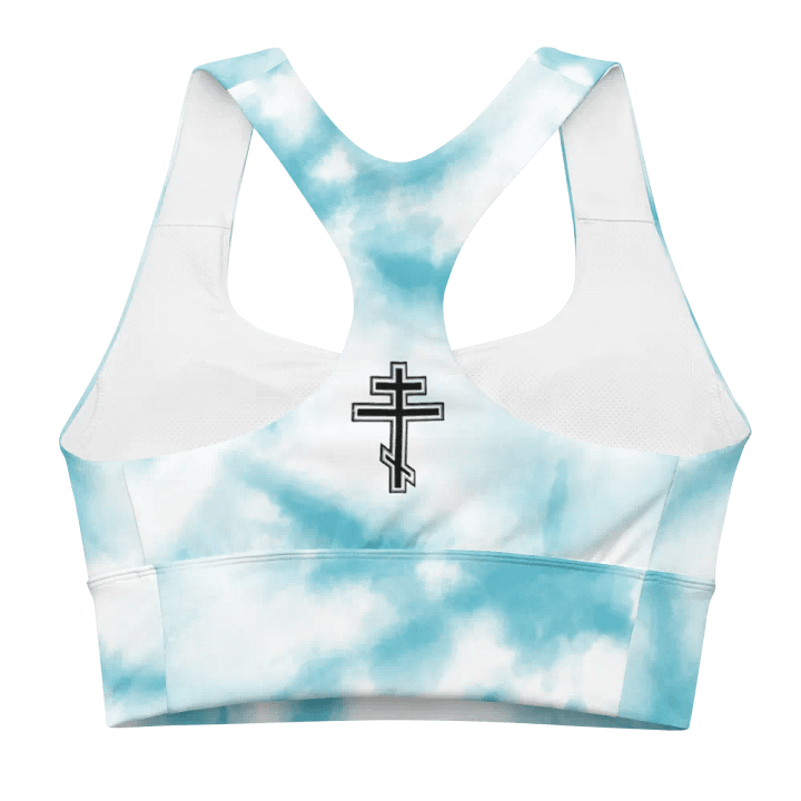 Sky Burst Serenity Longline Sports Bra product image (2)