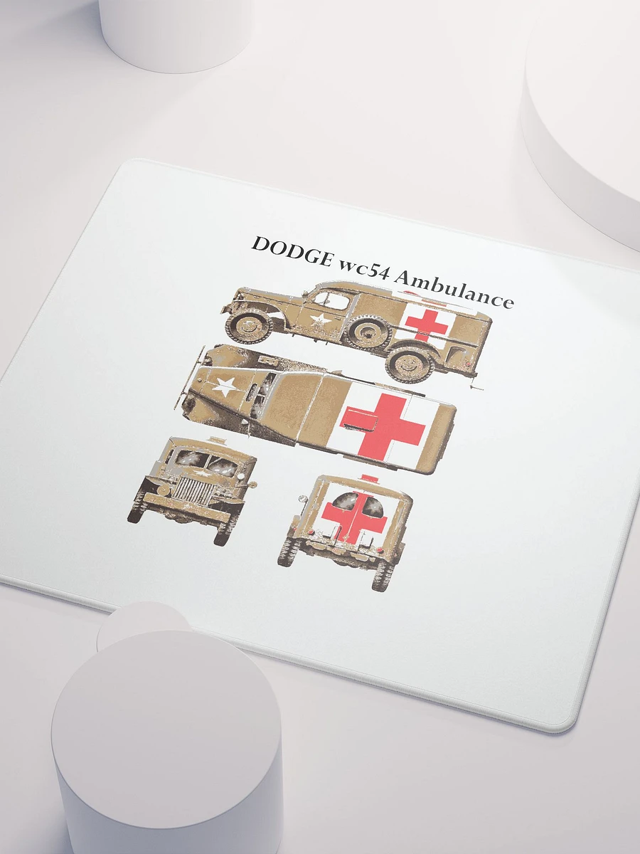 Red Cross Military Ambulance Multi-View Gaming Mouse Pad product image (6)