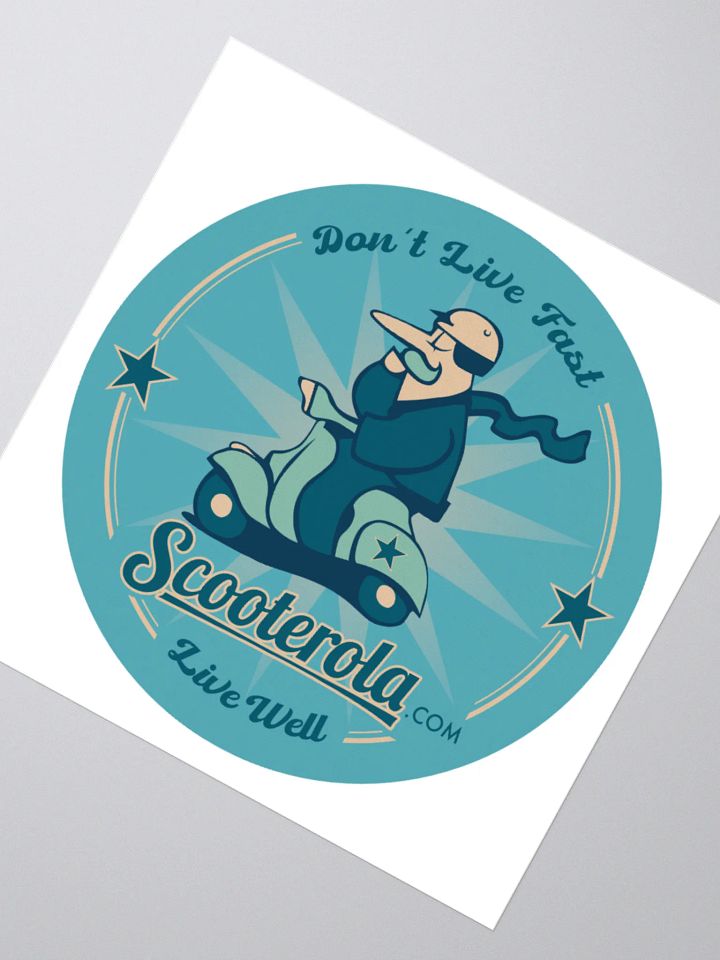 Mr Scooterola Kiss Cut Stickers product image (2)