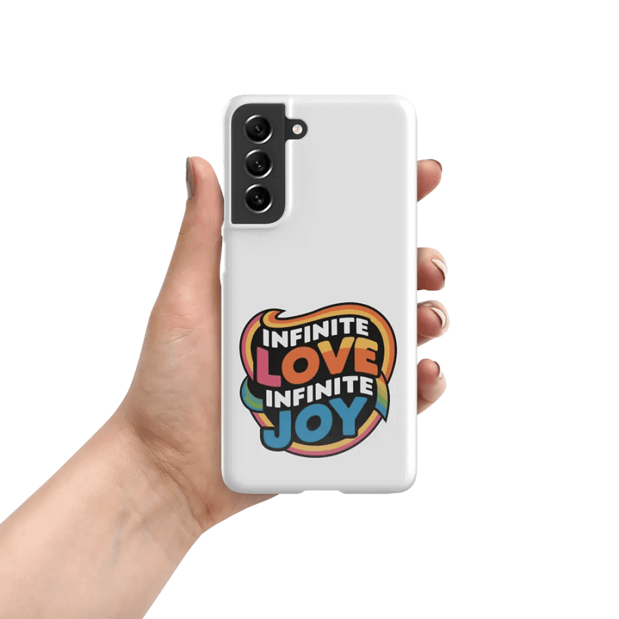Infinite Love Infinite Joy Snap Case for Samsung (White) product image (7)