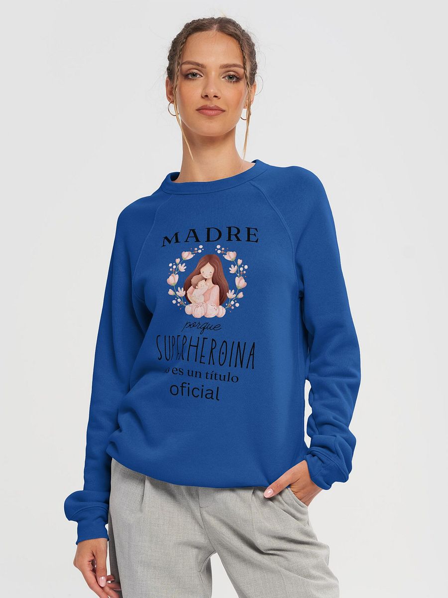 Mothers day Design Madre Porque Superheroina no es un titulo oficial Long Sleeve product image (4)