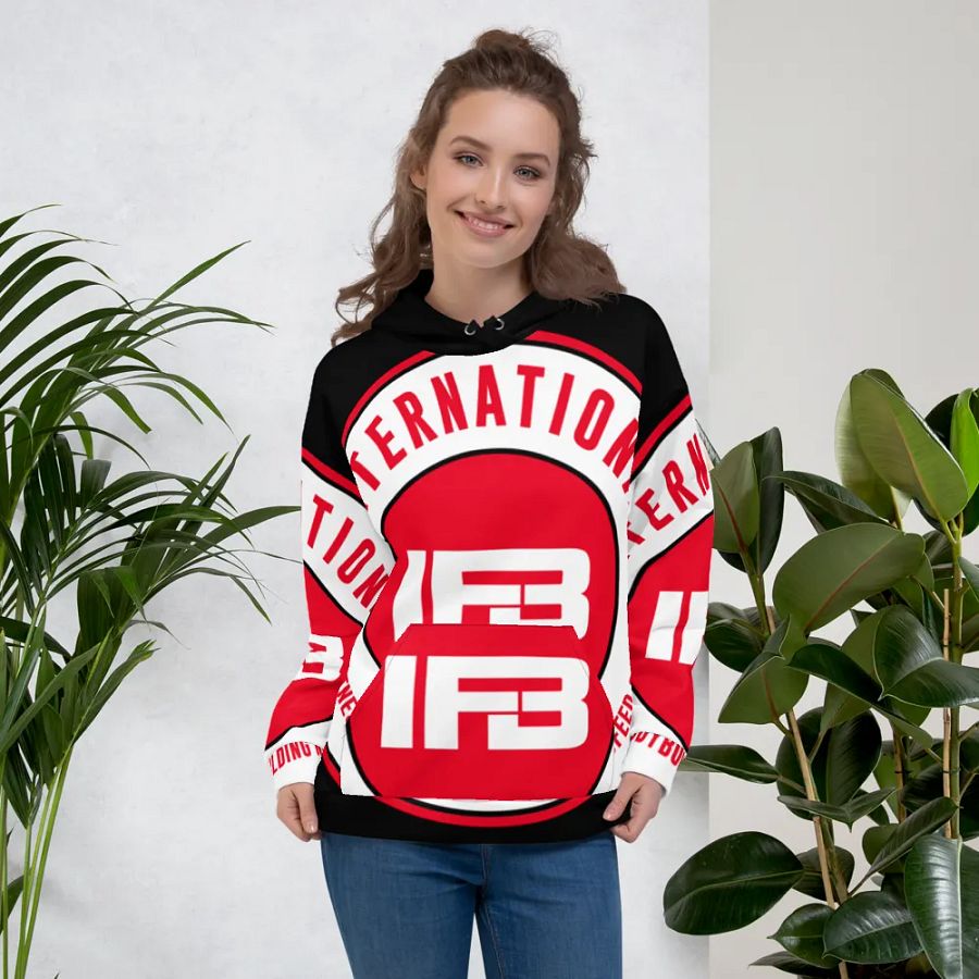IFBNewsfeed.Org's All-Over Print Recycled Unisex Hoodie product image (5)