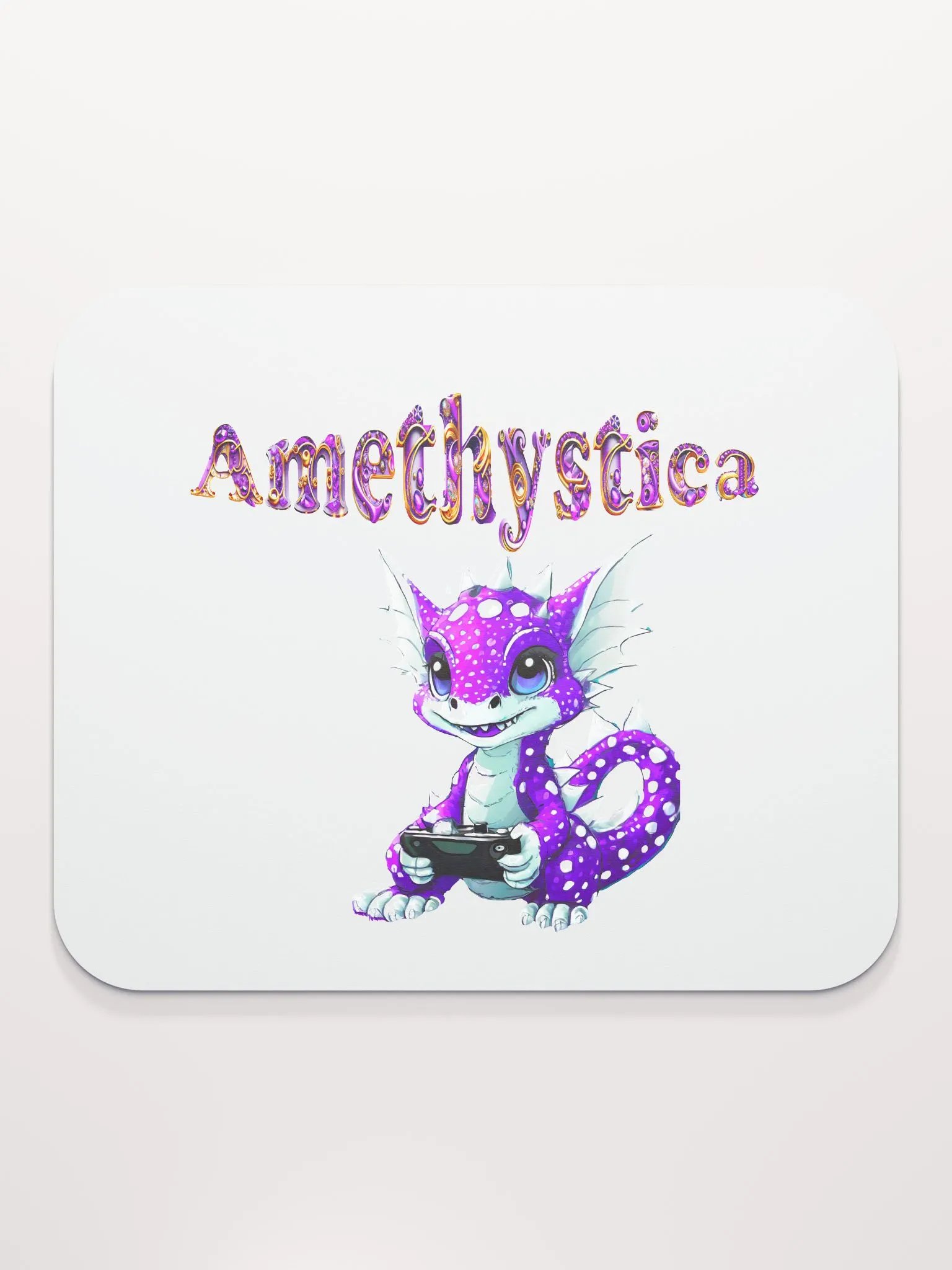 Classic Mouse Pad: Dragon Baby Gaming product image (2)