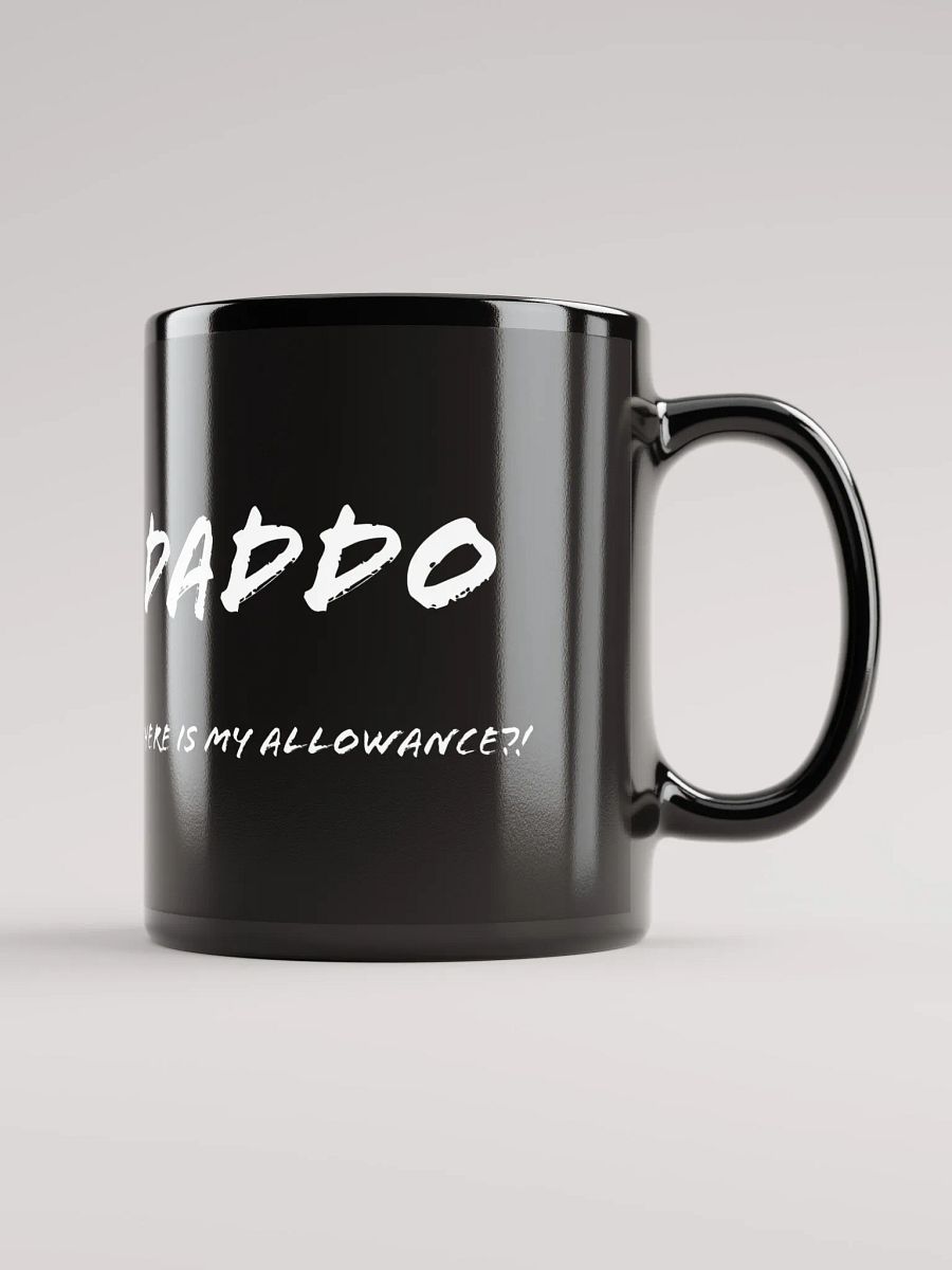DADDO Funny Black Glossy Mug product image (1)