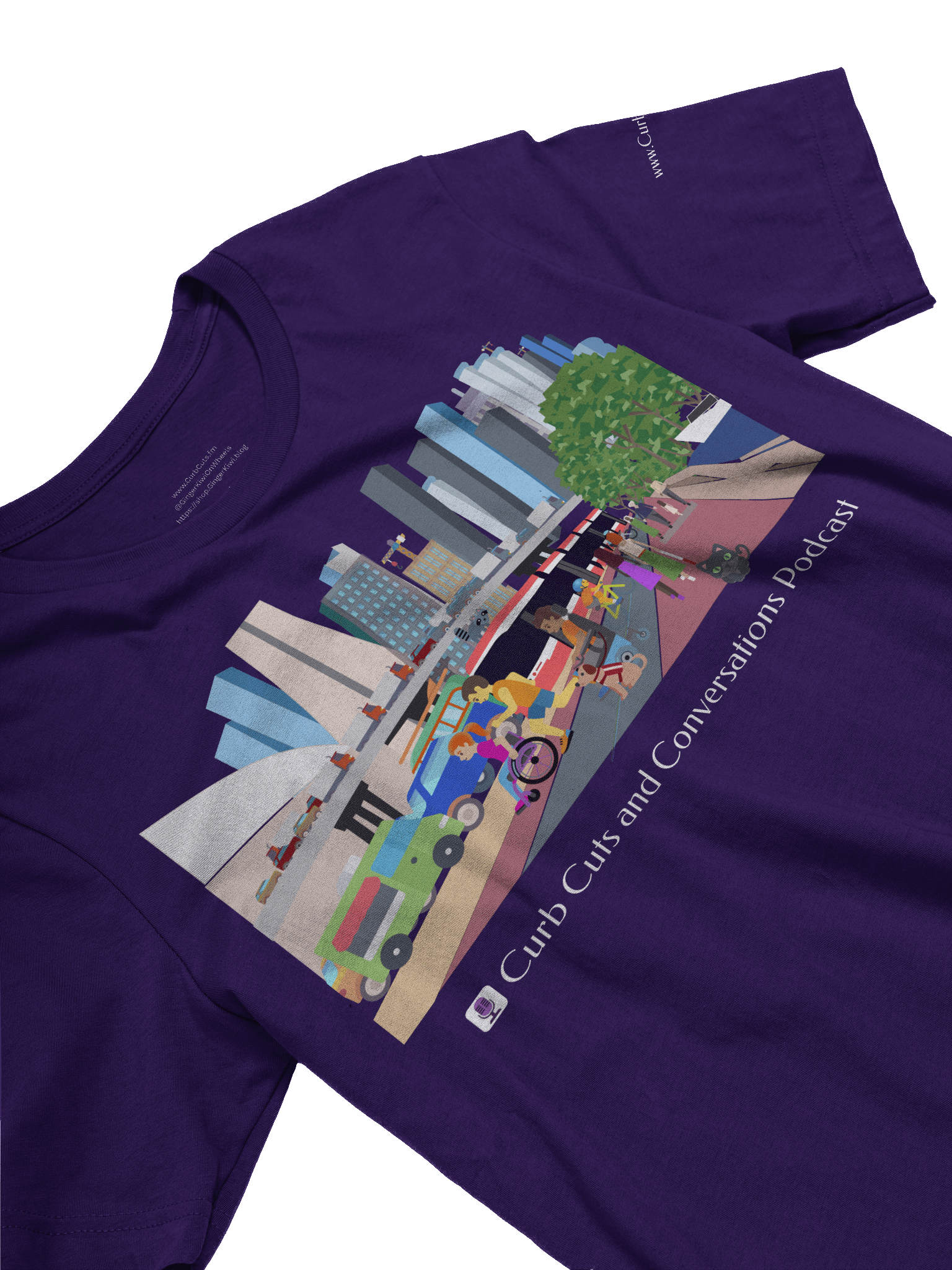 Curb Cuts and Conversations (Queen's Quay, Toronto Design): SuperSoft Tee product image (14)