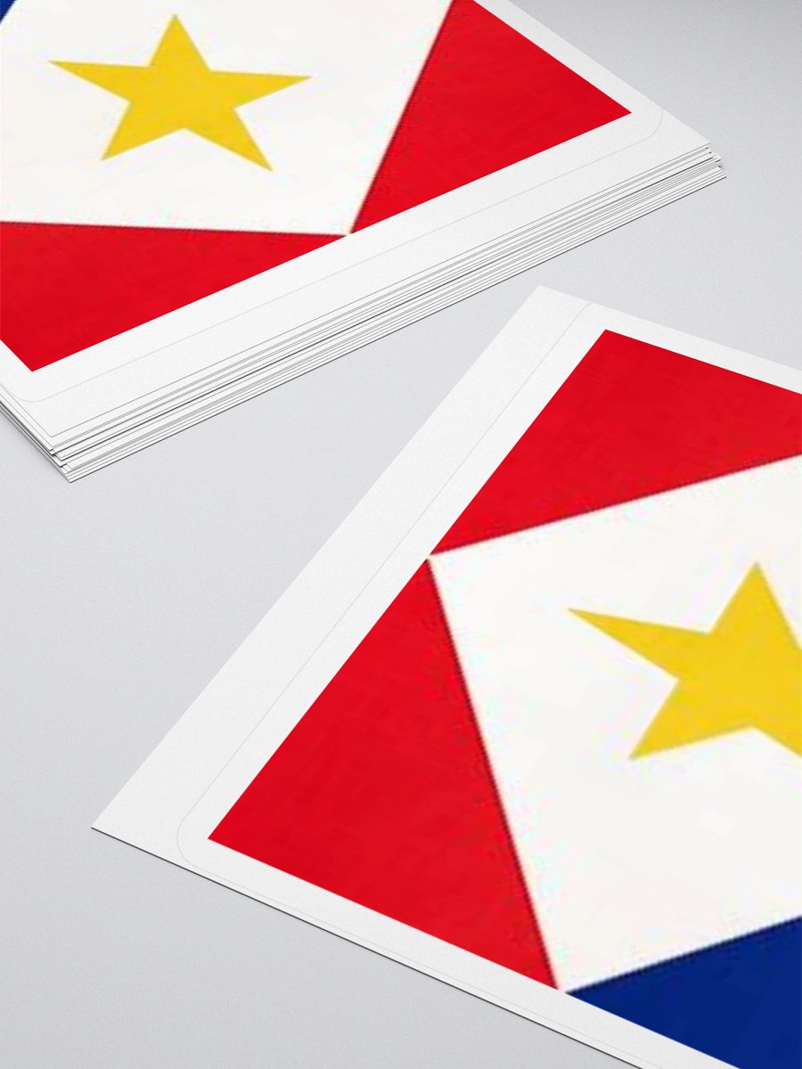 Saba Flag Sticker - Durable Vinyl for Indoor Use - Multiple Sizes Available product image (11)