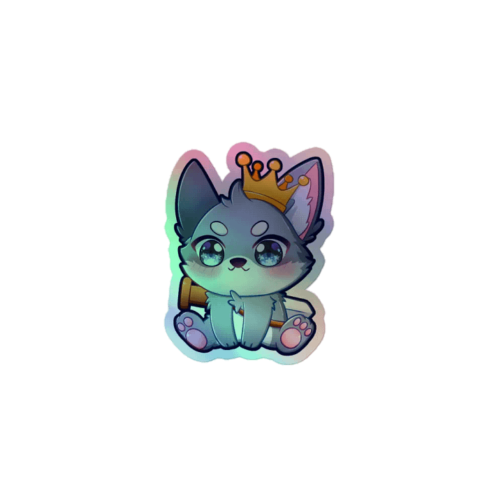 'Chibi Wulph' Holographic Sticker product image (1)