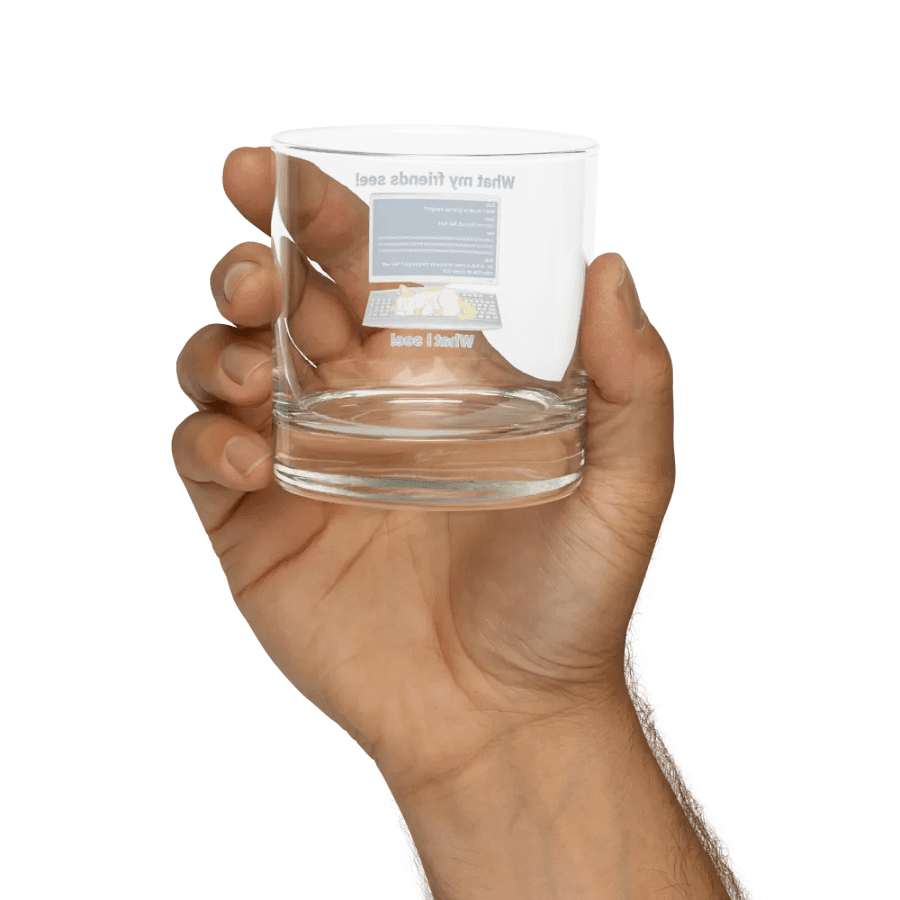 Perspective Humor Rocks Glass product image (8)
