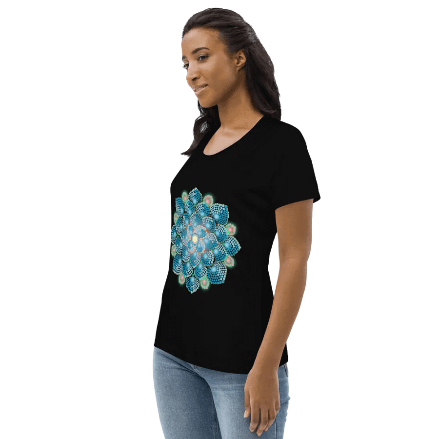 Summer Rain Mandala Women's Eco T-Shirt product image (5)