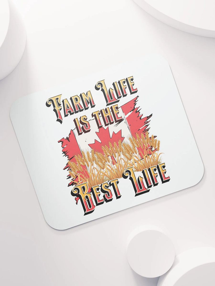 Farm Life Is The Best Life Canada Flag Mouse Pad product image (5)