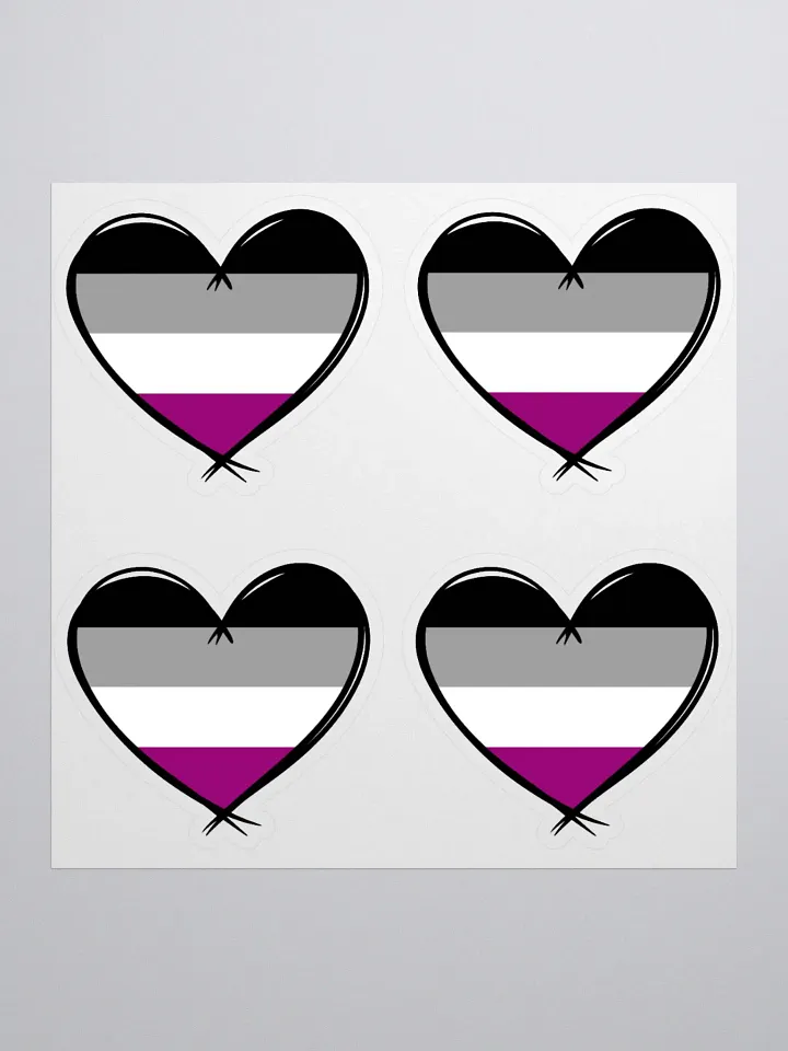 Asexual Pride Stickers product image (1)