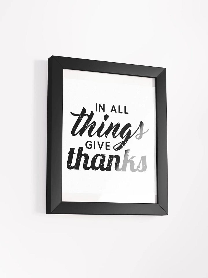 Gratitude in Style Framed Poster product image (2)