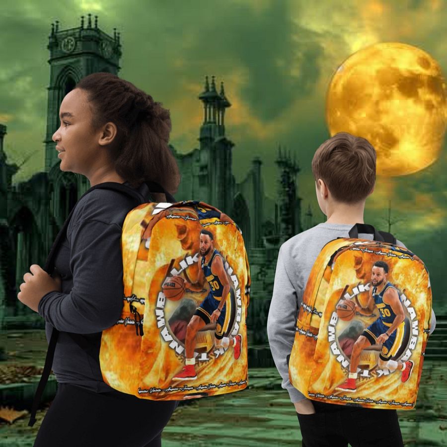 NBA Stephen Curry Fire King All-Over Backpack product image (8)