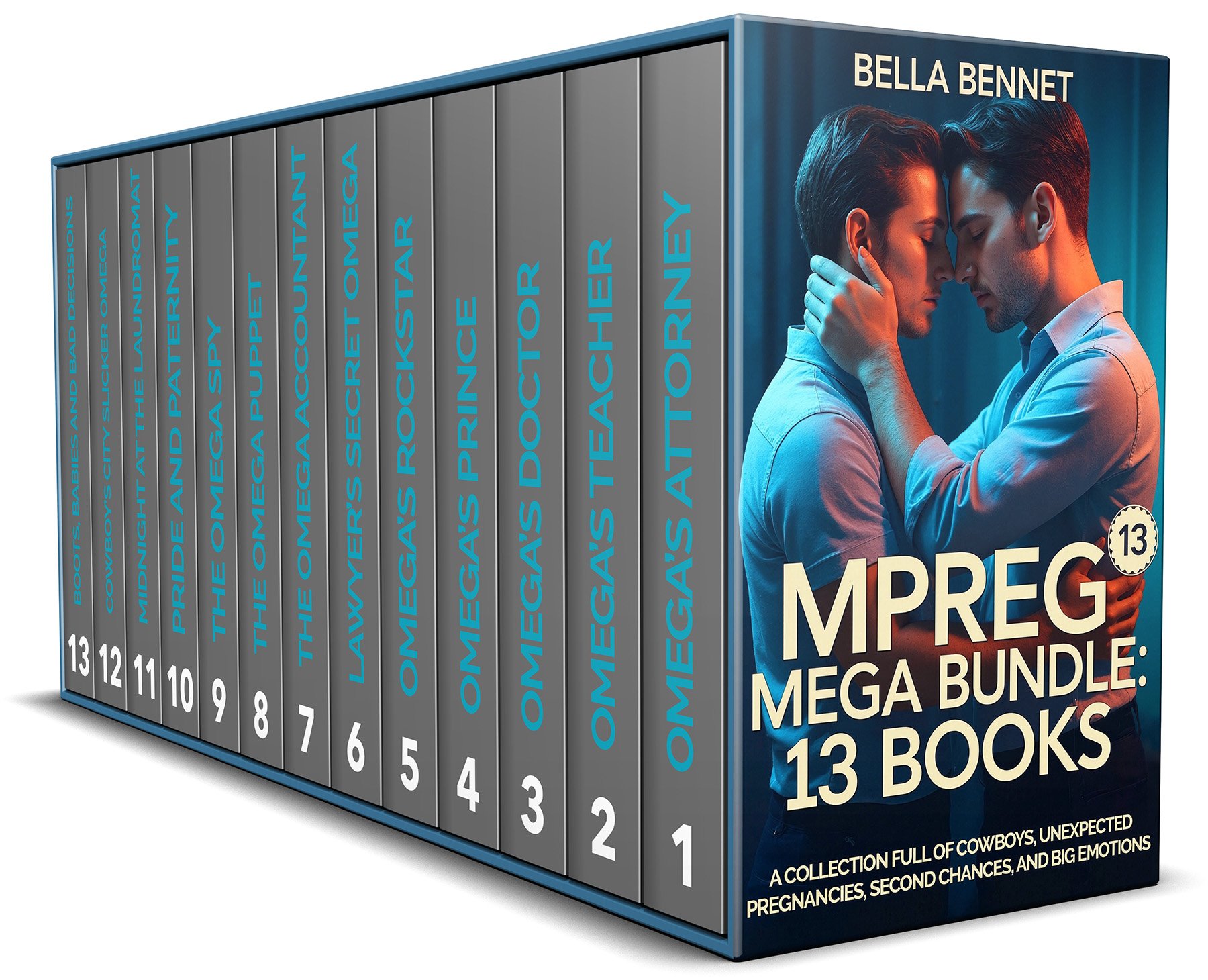 Mpreg Mega Bundle: 13 Books | A Collection Full of Cowboys, Unexpected Pregnancies, Second Chances, and Big Emotions product image (1)