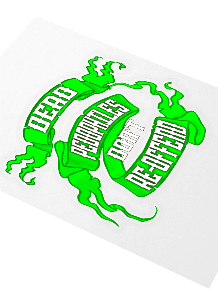 Dead Peds Neon Green Sticker product image (2)