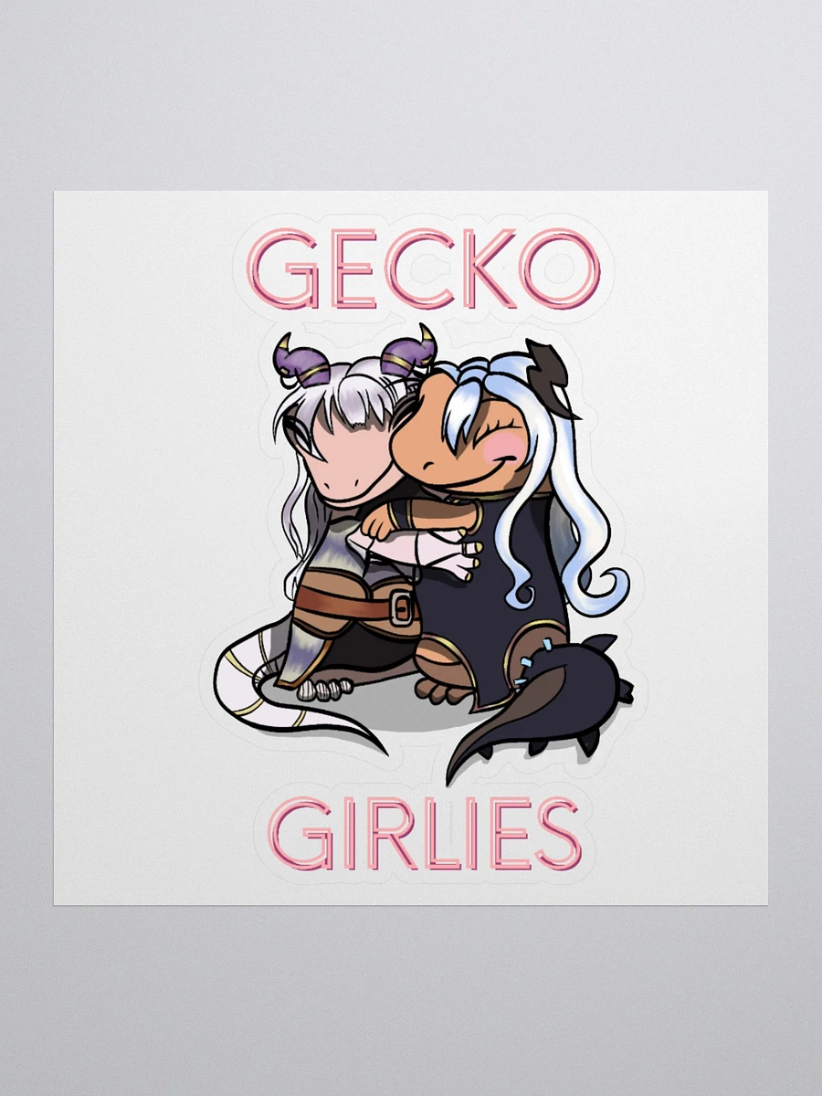 Gecko Girlies Kiss Cut Sticker! product image (3)