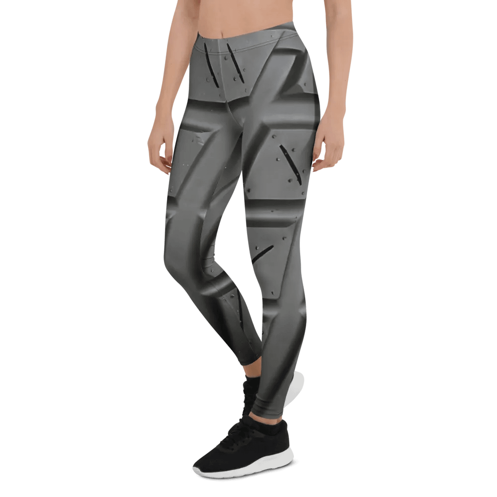 wet tire leggings black - 82% polyester product image (3)