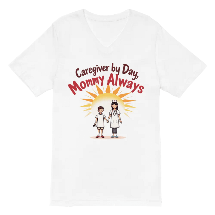 Sunrise Nurse Mom V-Neck Tee product image (2)