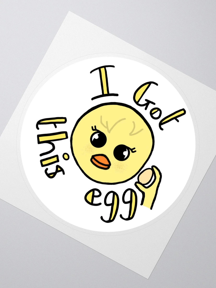 I got this egg large sticker product image (2)