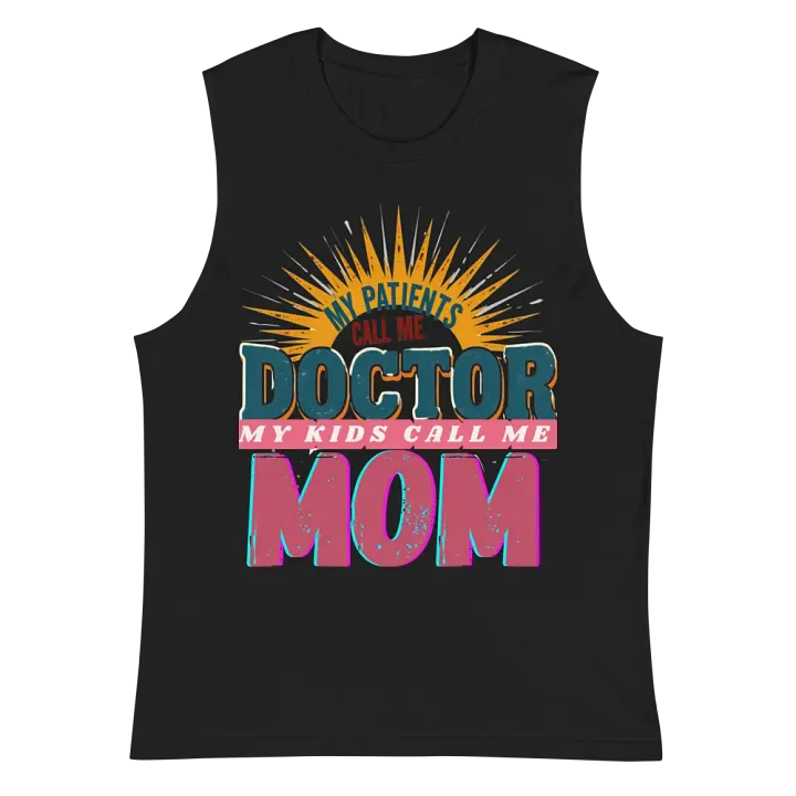 Doctor Mom Sunburst Muscle Tank product image (3)