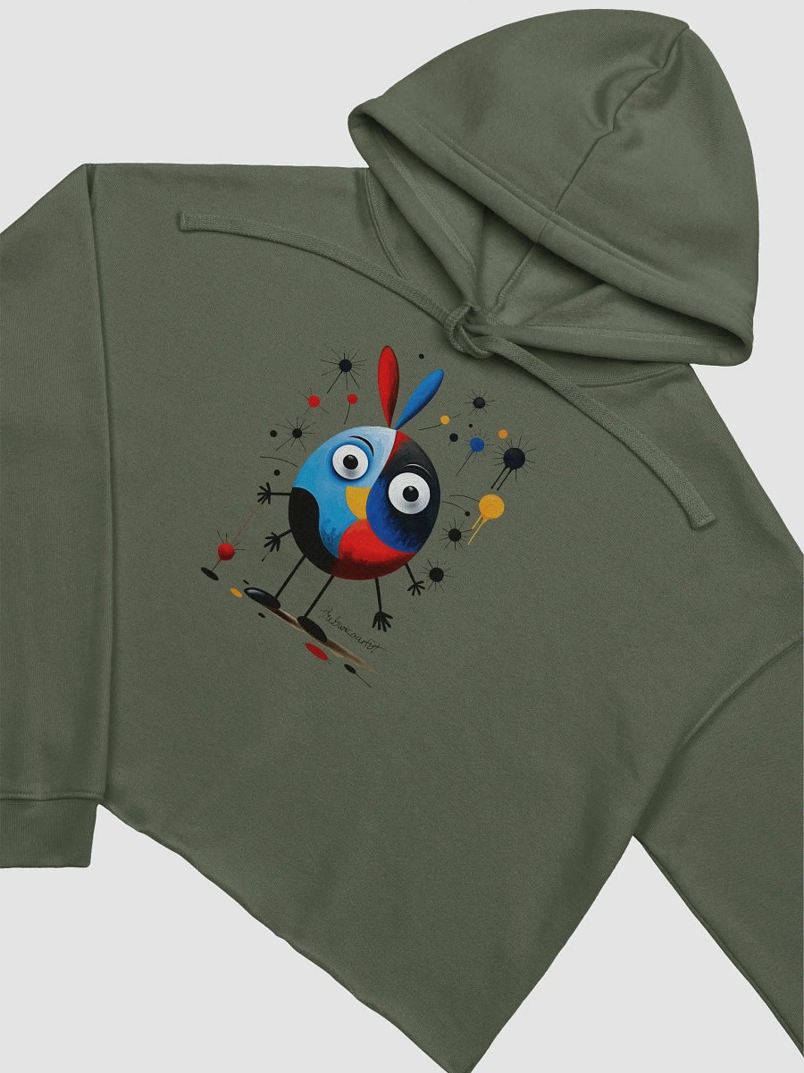 Bella+Canvas Fleece Crop Hoodie product image (5)