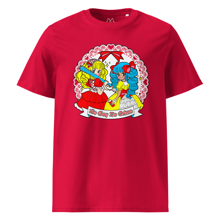 𝑼𝑺𝑨 Be Gay Do Crime (Vintage Otome) organic cotton t-shirt product image (1)