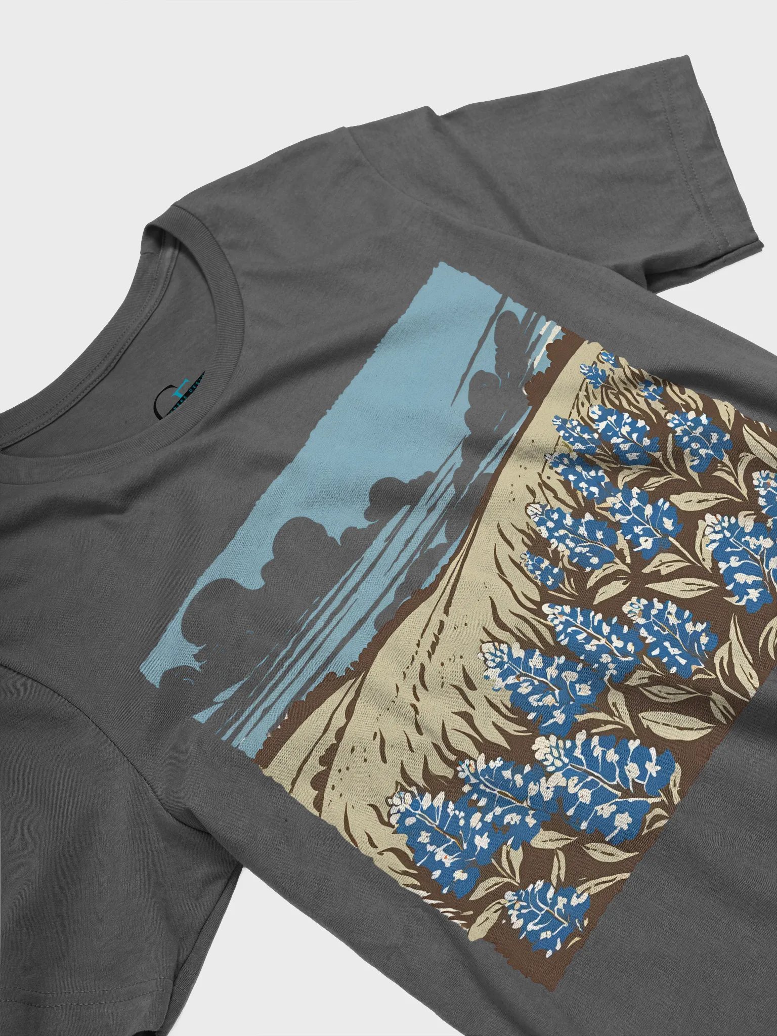 Lone Star Bloom: Texas Bluebonnet Field Tee product image (29)