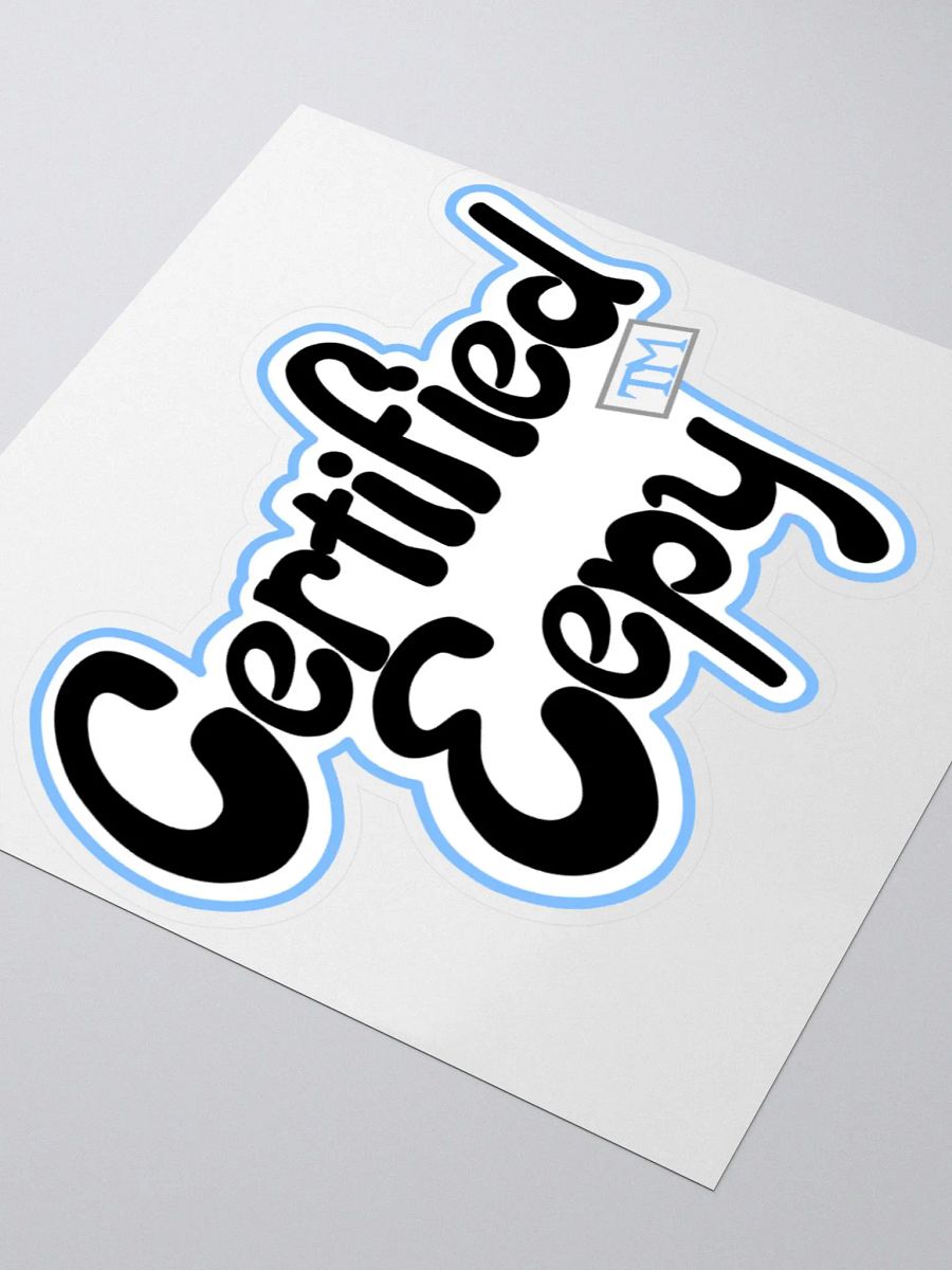 Certified Eepy Sticker - Blue product image (8)