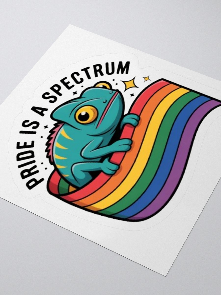 Pride Chameleon Sticker - Exclusive Vinyl Design Celebrating Spectrum product image (9)