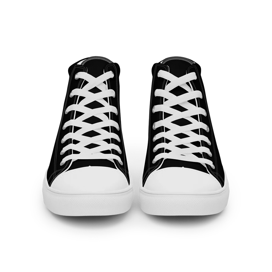 Black and White Flower Sneakers product image (30)