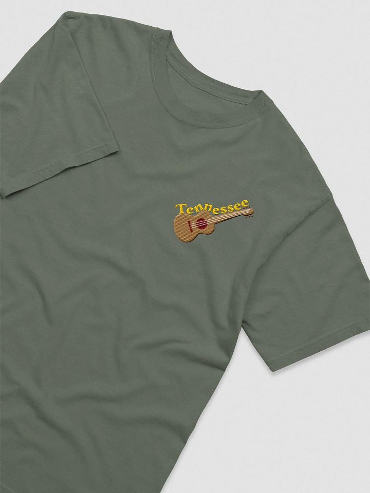 Tennessee Guitar Left Side Embroidery Tee product image (1)