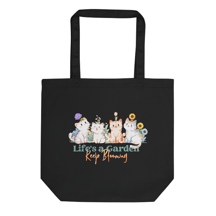 Life is a cat garden - Organic Tote Bag product image (1)