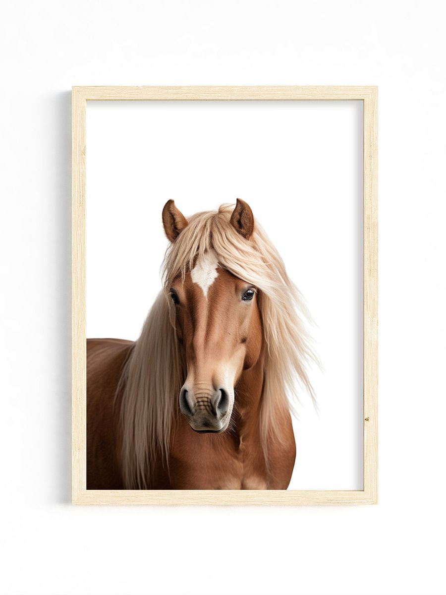 Farm Animal Brown Horse Decor Print product image (34)