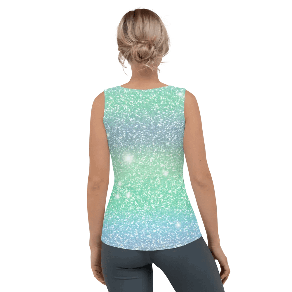 Glitter Unicorn Texture Design Tank Top (8) product image (4)