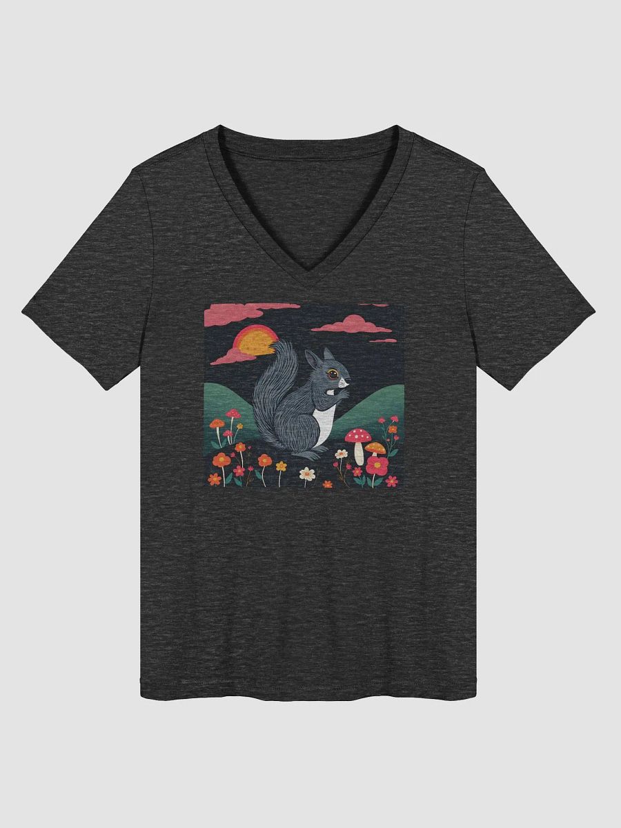 Enchanted Squirrel Meadows Women's V-Neck Tee product image (1)